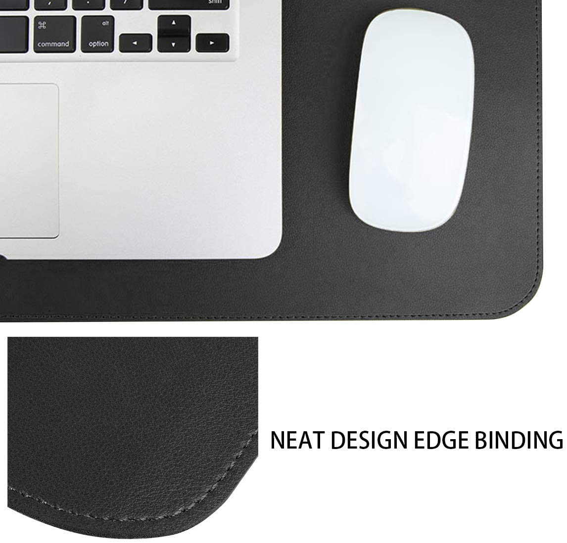 Sottomano Da Scrivania In Sughero E Pelle - Doppia Faccia Ergonomico Per Ufficio E Casa - Foto 6