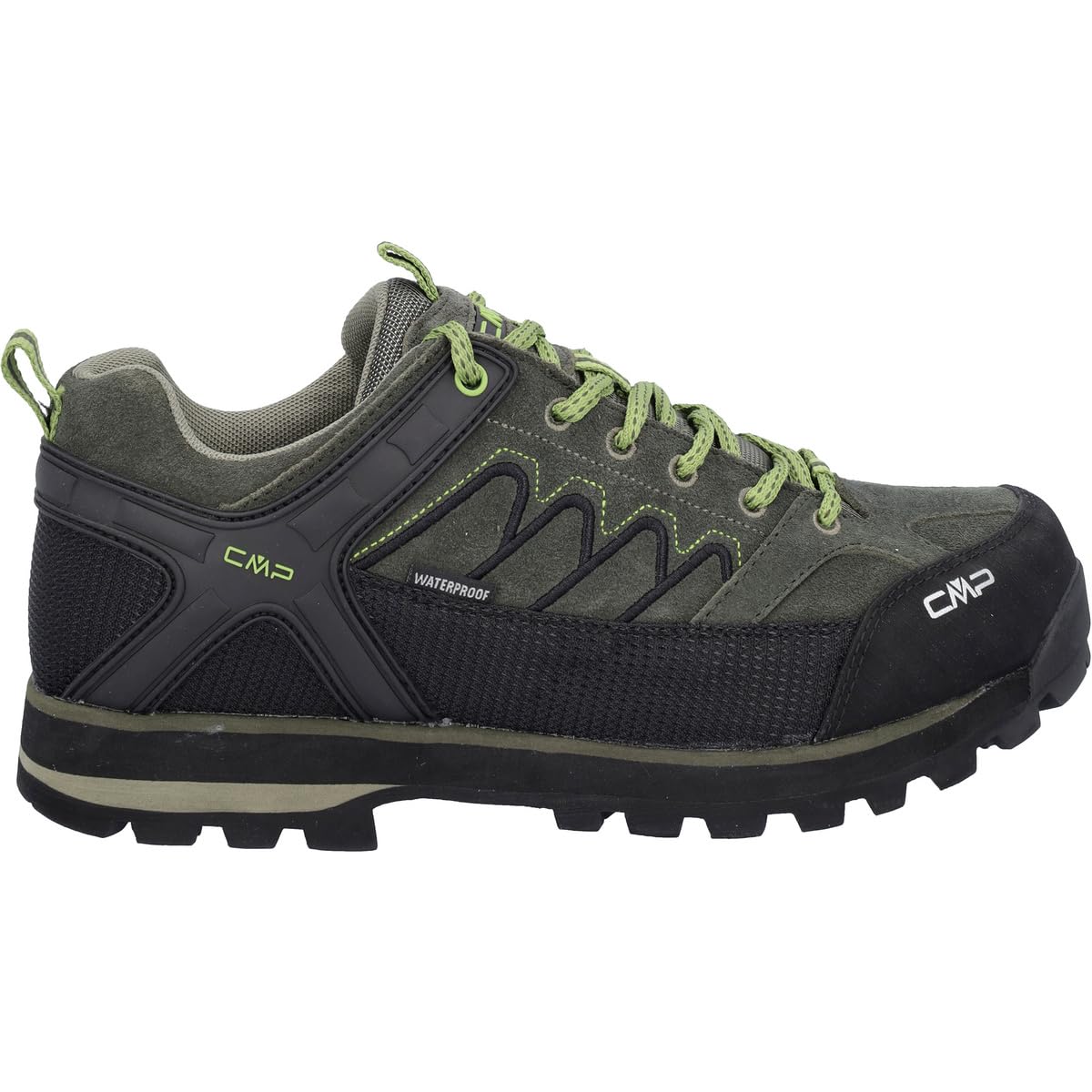 CMP Men's Moon Low Trekking Shoes WP, Military, 6.5 UK