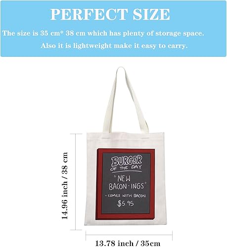 Miniatura 2 de Regalo inspirado en el programa de televisión de Bob de dibujos animados, mercancía de regalo de hamburguesa del día, bolsa de mano de Bob para