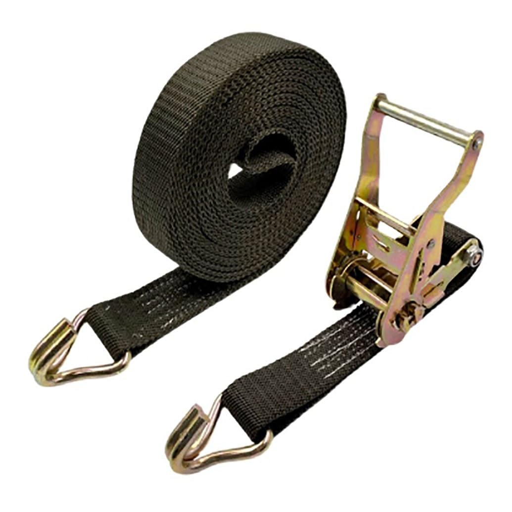1 Pezzi Cinghie A Cricchetto, 6613.9 Lbs Cinghia A Cricchetto, Cinghie Di Fissaggio Con Cricchetto E Gancio, Capacità Di Carico, Cinghia Resistenti Per Carichi Solidi(L 6m/236.2in)