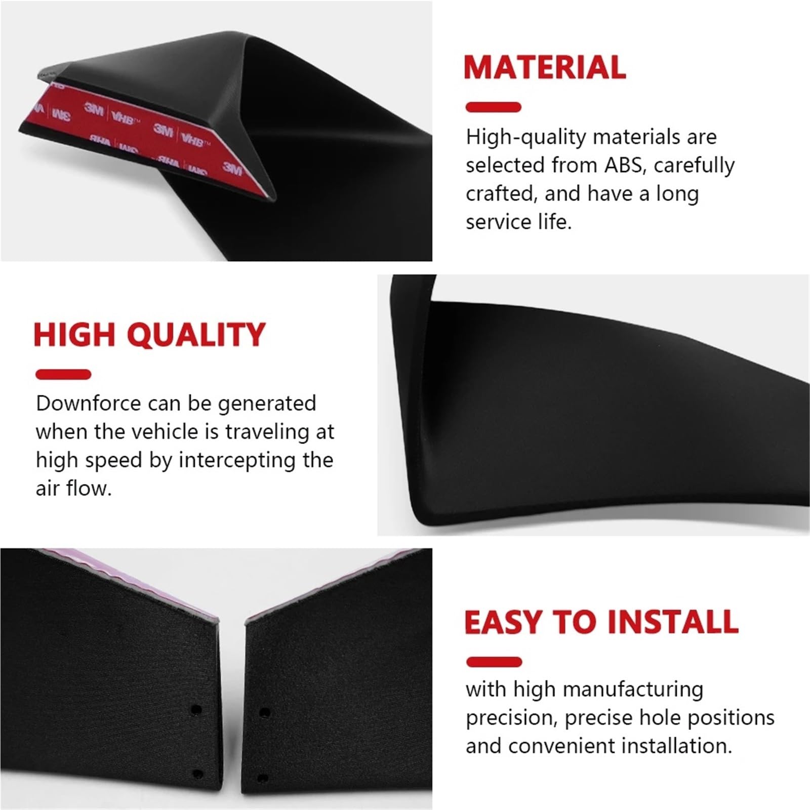 Front Bumper Splitter dachowy Pasuje do CBR600RR 2025 Cbr 600rr 2020-2024 Zestaw aerodynamiczny dolnego osłony przedniego skrzydła