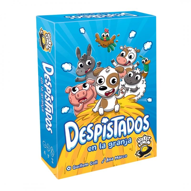 Rocket Lemon Despistados en la Granja - Juego de Cartas - Juego de...