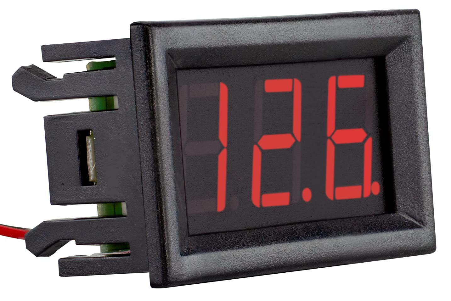 Comando DC4.2-31V Automotive Digital Voltmeter Gauge-Volt Meter for Cars Motorcycles ATV LUV Quad Bike RV Motorhomes SUV CUV Boats Truck Vans Golf carts Marine Off-Road and Other Transport (Blue) : Automotive