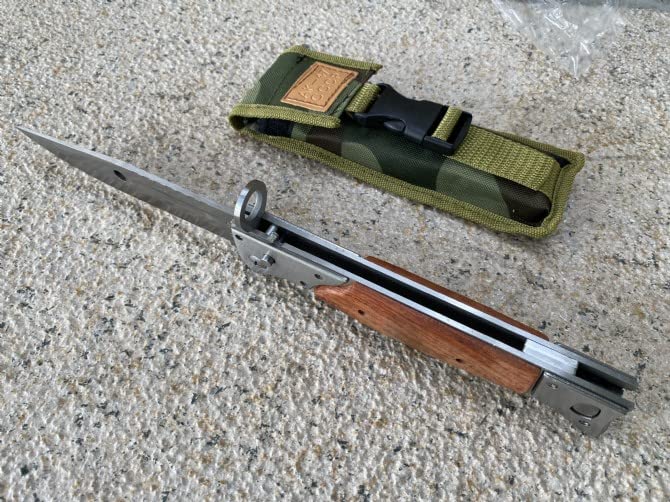 FARDEER Knife Cuchillo de herramienta para acampar al aire libre KA47,15 cm Hoja forjada con precisión de, Herramienta de Camping para Pesca, Caza, Actividad Deportiva