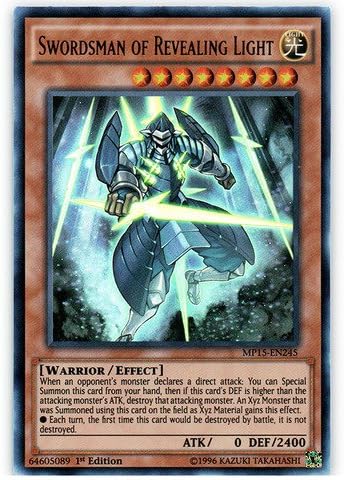 YU-GI-OH! - Espadachín de Luz Reveladora (MP15-EN245) - Mega Pack 2015 - 1 Edición - Ultra Raro