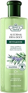 Flores e Vegetais Shampoo Alecrim Erva Doce Revital 310Ml E Vegetais - Produto 7 mais recomendado com 4.7 estrelas