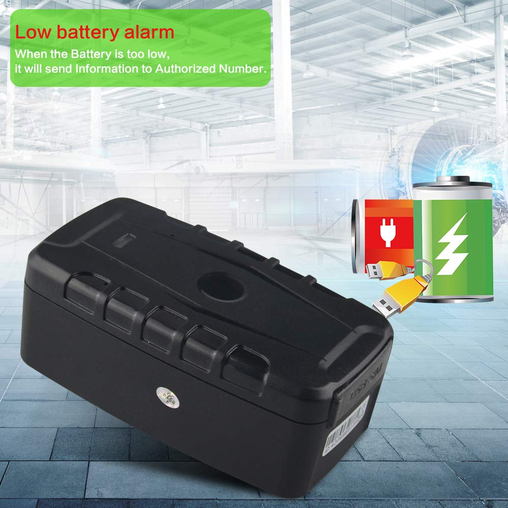 Winnes Tracker GPS Voiture 20000mAh Batterie Traceur GPS avec Fonctions d'alarme Antivol Traqueur GPS Magnétique et Étanche TK918 pour Voiture Camion Moto Autos Véhicule