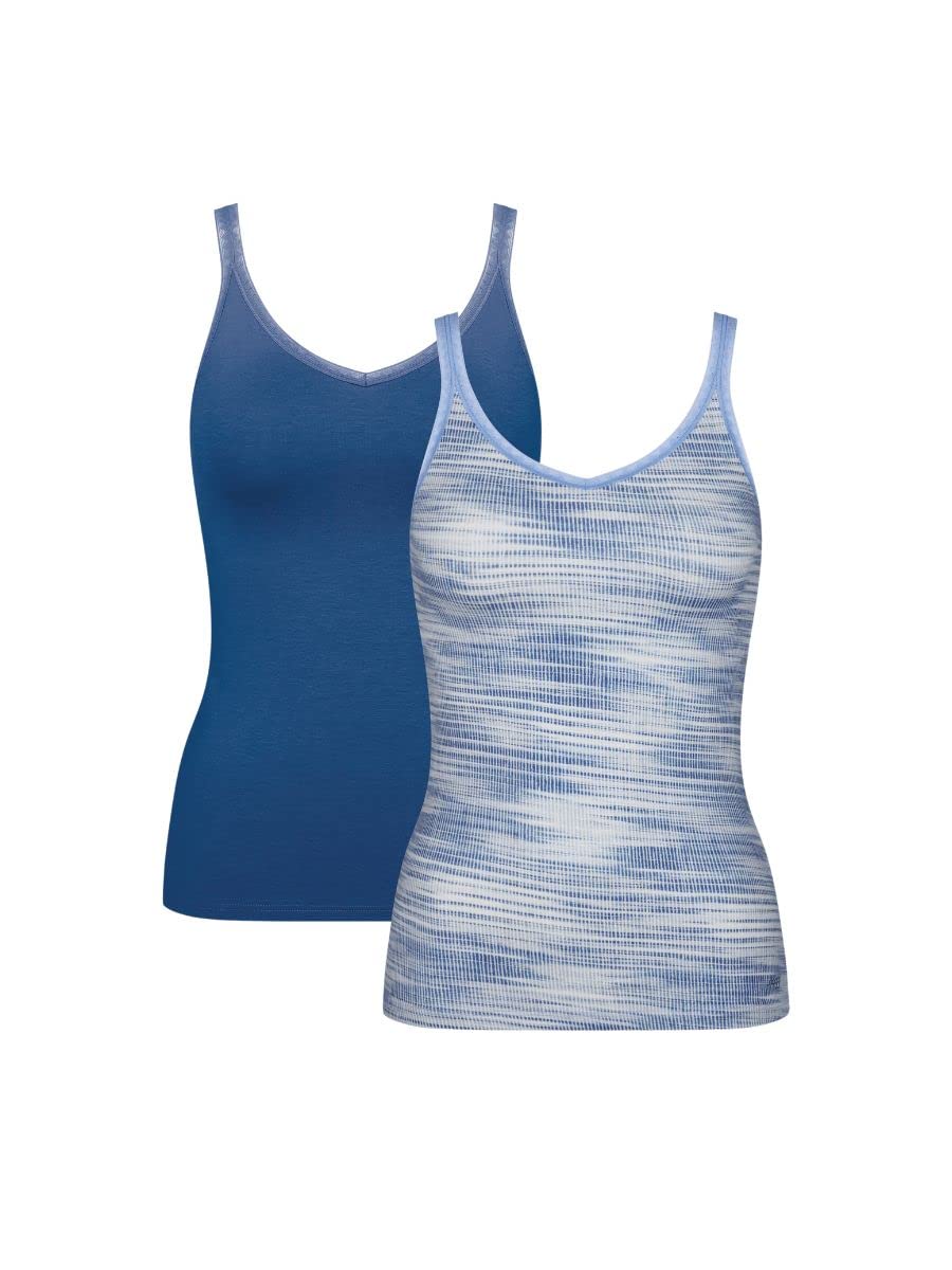 Canottiera Sloggi Go Tank Top In Cotone Organico - Confezione Da 2 Pezzi Donna - Foto 5