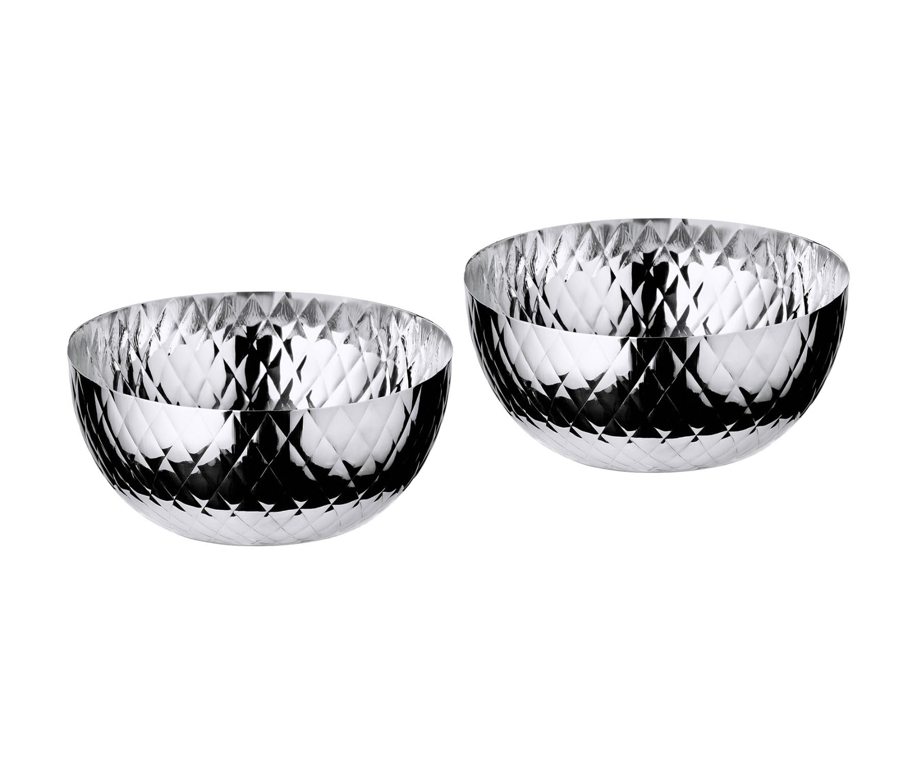 EDZARD 2er Set Dekoschale Ponza (Ø 15 cm, H 10 cm), gemustert