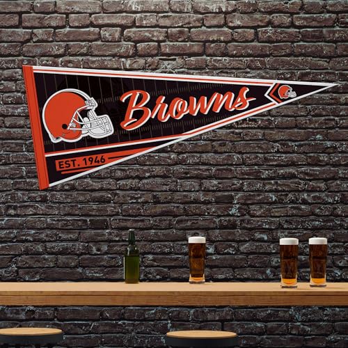 Image of Rico Industries NFL Football Classic 12 inch x 30 inch Felt Wall Decor Pennant - Great for Home /Bed Room /Man Cave Decor