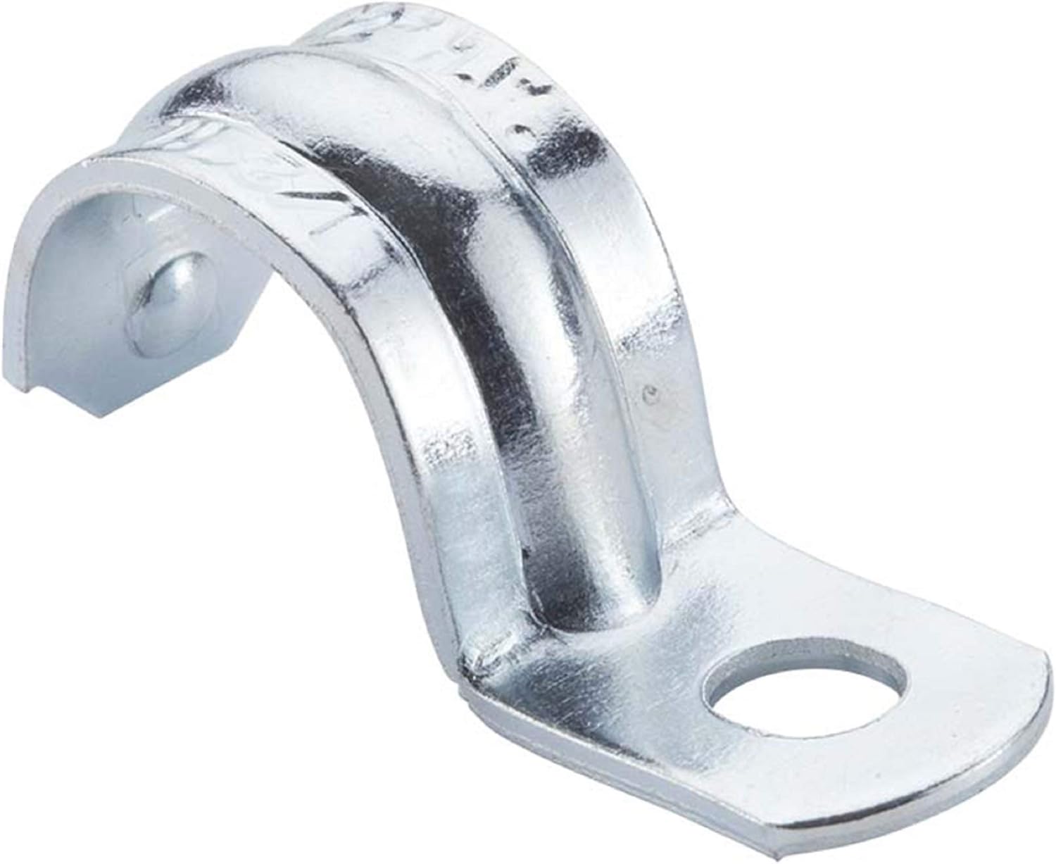Halex, 1 in. Rigid One-Hole Strap , 61110B, 50 per pack , Silver
