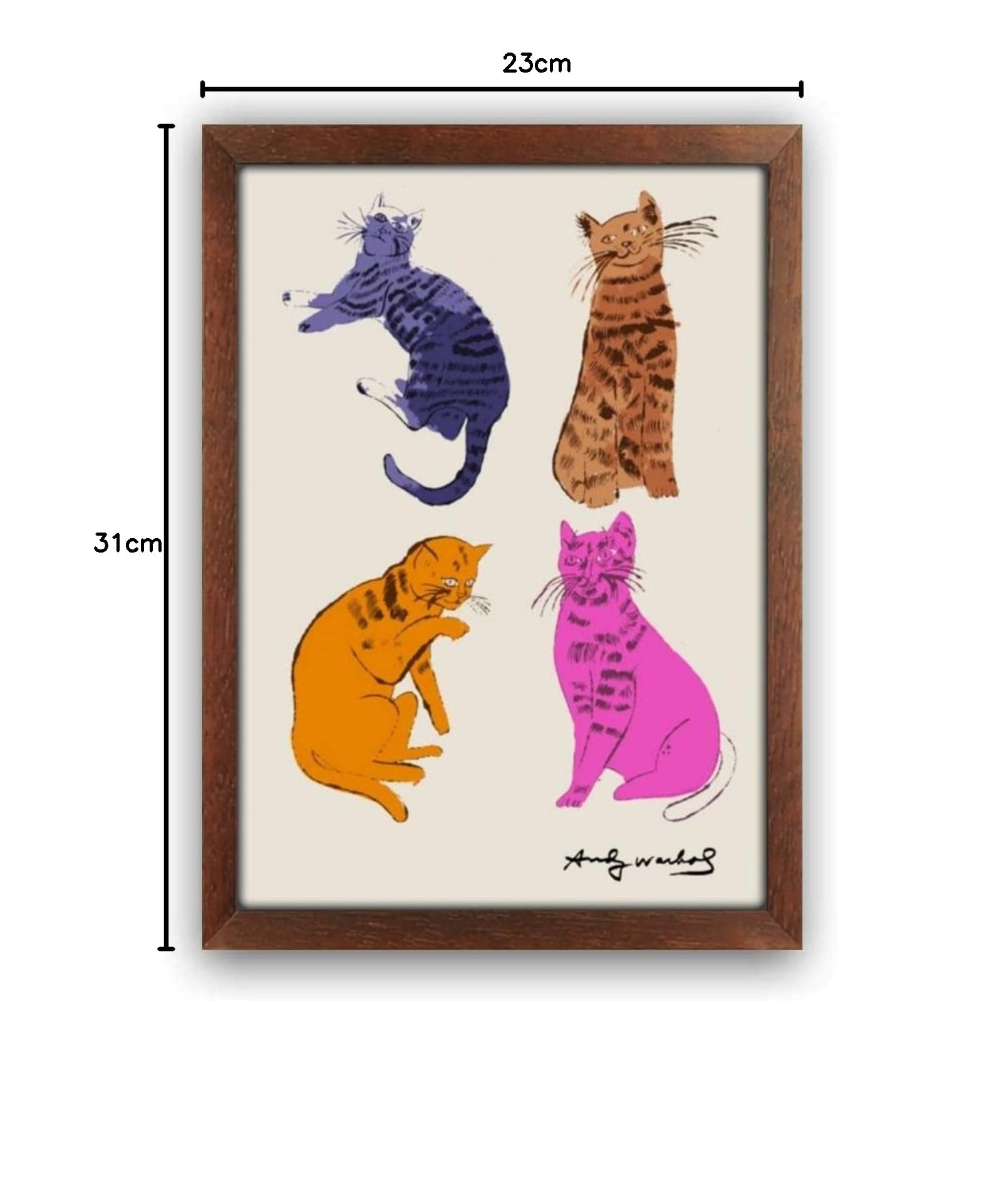 アンディウォーホールライセンスプリント猫 アンディウォーホールライセンスプリント猫 アンディ