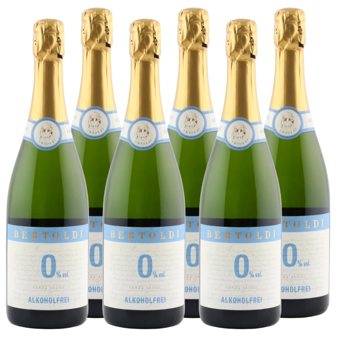 "Bertoldi" Zero Schäumendes Getränk aus entalkoholisiertem Wein (6x0,75l)