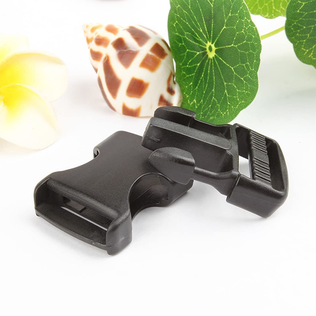 6 Boucles à Clip Rapide 25mm – Plastique Dur – Pour Sacs, Ceintures, Sanglies