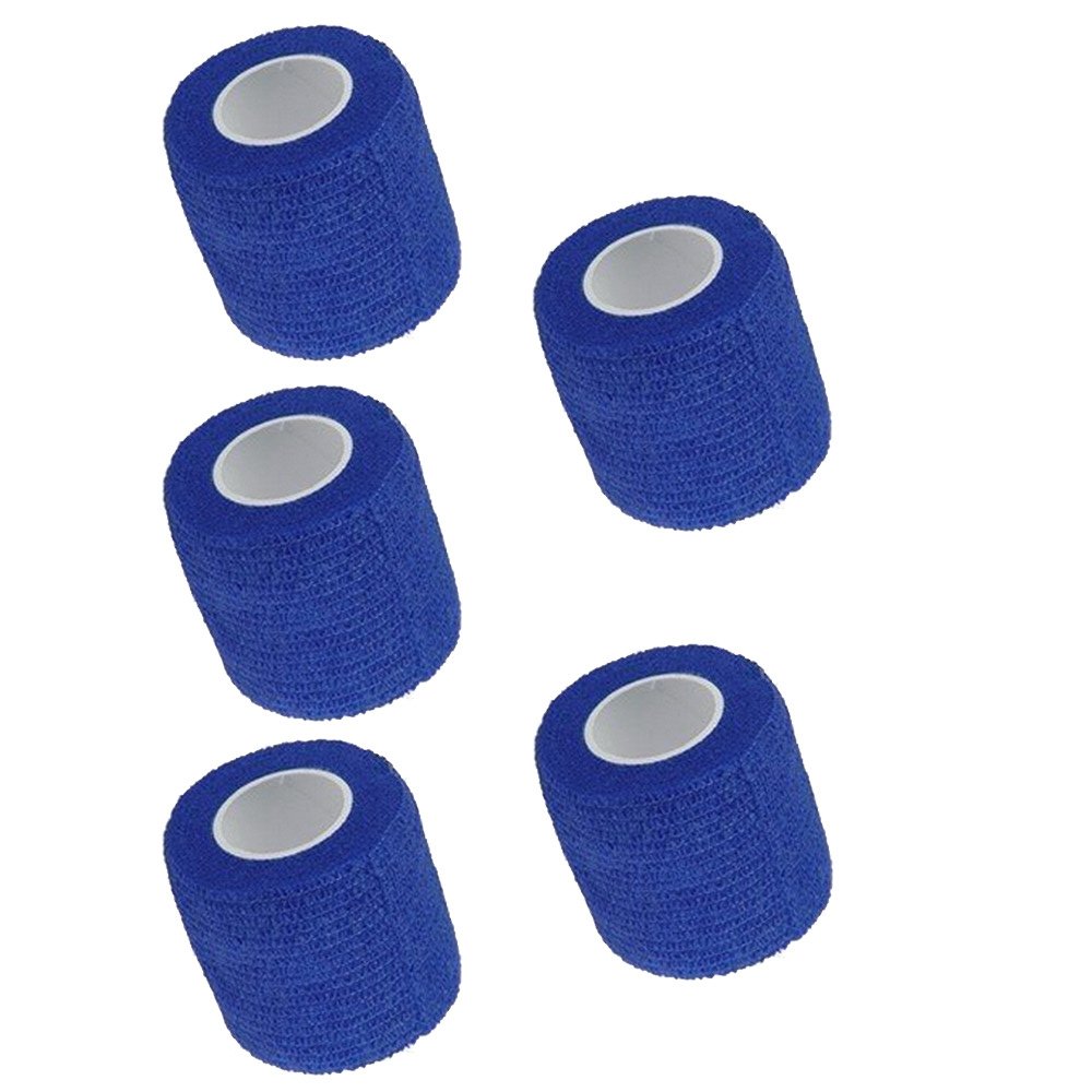 Mintice™ 5 X Self Adhesive Cohesive Wrap Bandages Strong Elastic First Aid Tape Skin Color for Wrist Ankle Sport 4.5mx5cm