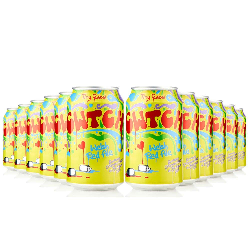 Tiny RebelCwtch Welsh Red Ale Cans, 12x 330 ml