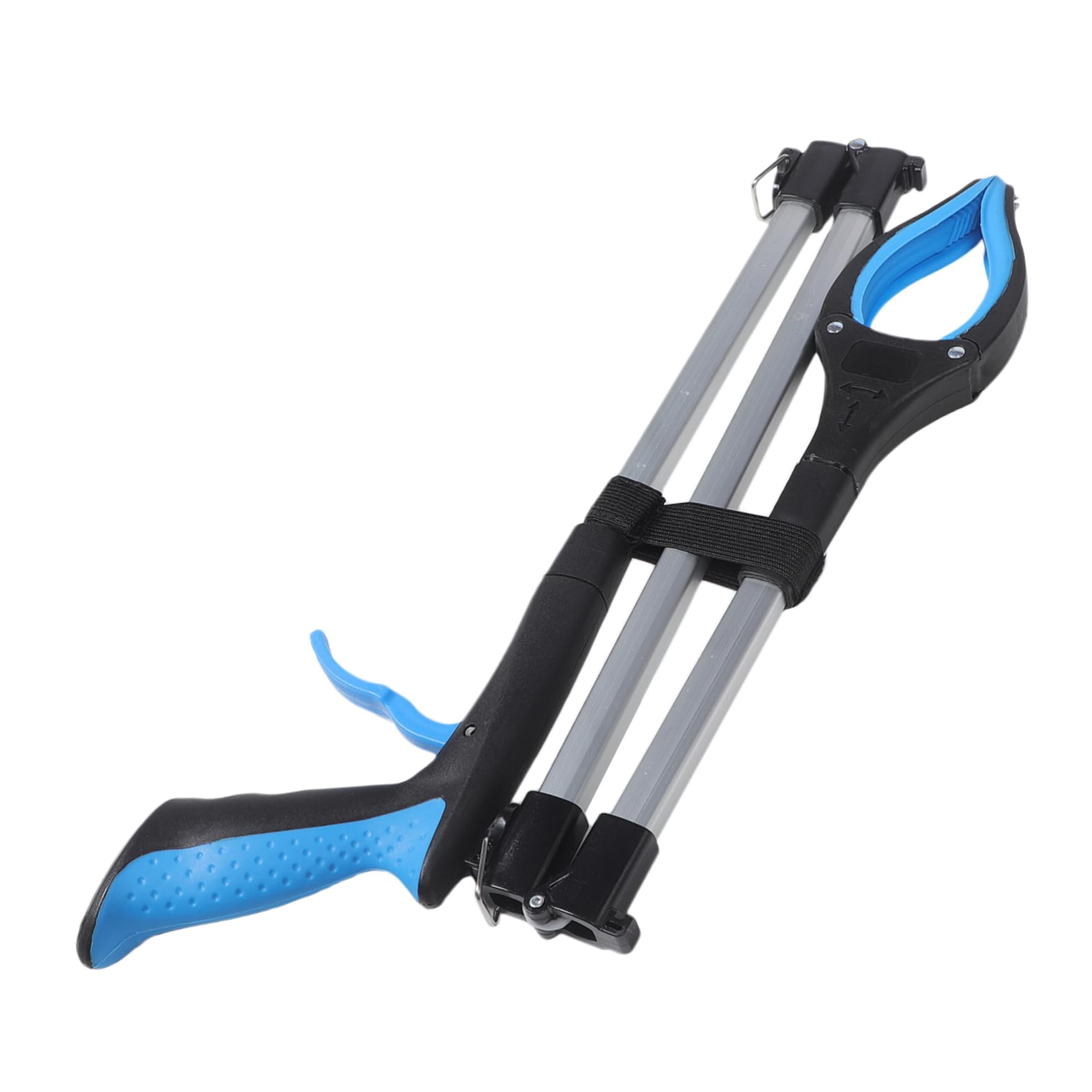 HAWILLOSCH Garbage Pickup Clip Folding Grabber Tool Smooth Surface Sturdy Trash Picker for Home Office Aluminum Alloy Pp