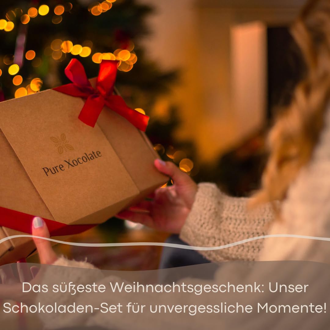 Pure Xocolate DIY-Schoko-Kit vegane laktosefreie Schokolade selber machen Set inkl. Silikonform