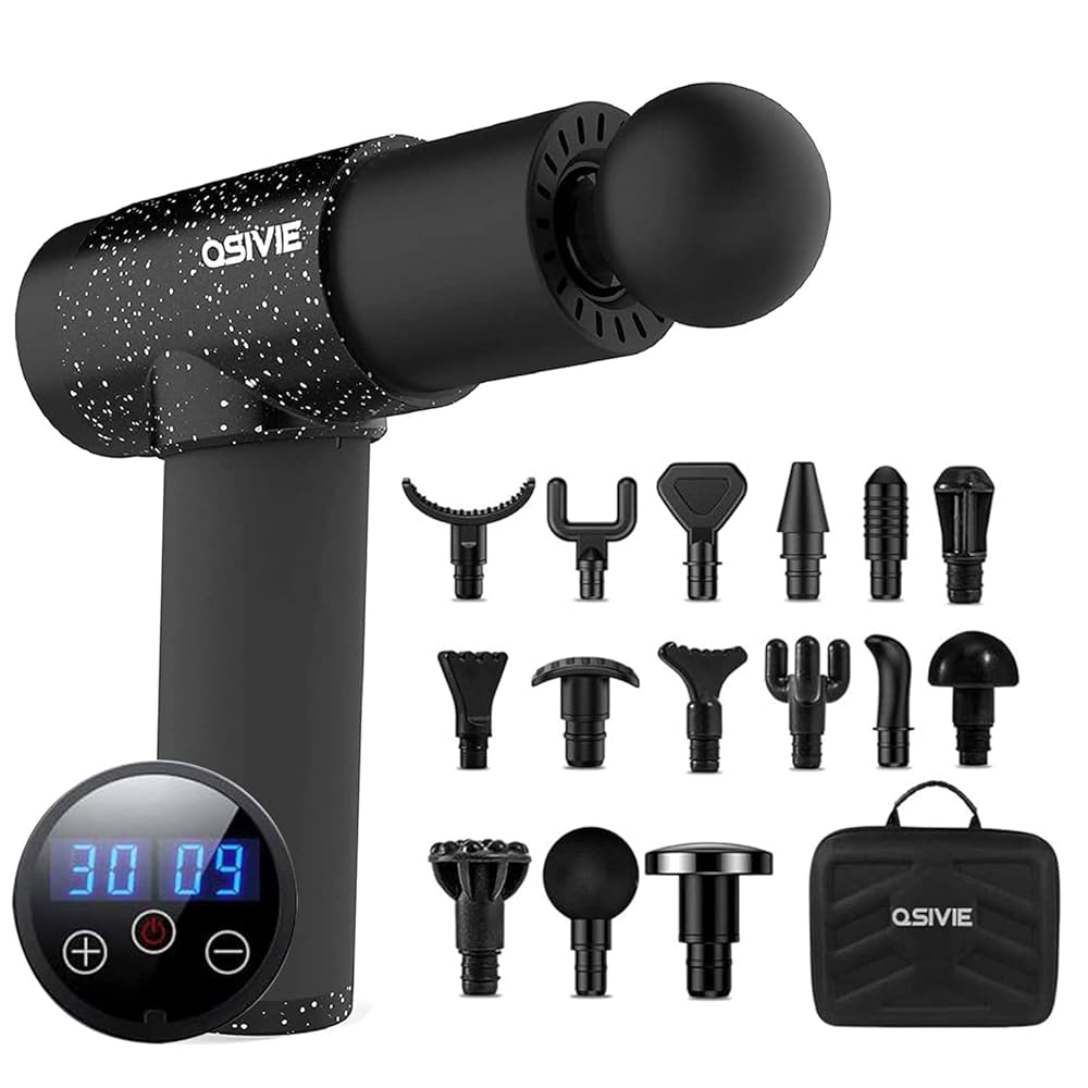 ウエイトトレーニング MASSAGE GUN Amazon.com: Qsivie Massage Gun Deep Tissue Percussion