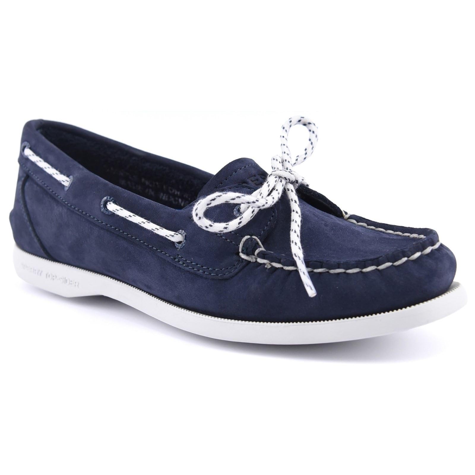 Sperry Female Authentic 1 Eye Boat Shoe, Navy, 5.5