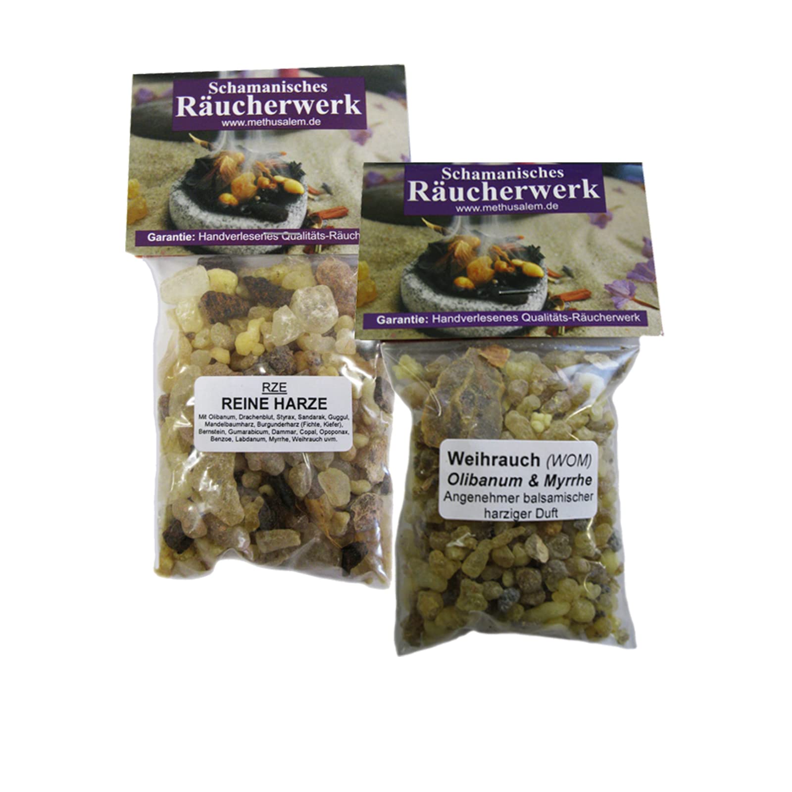 RAUHNÄCHTE räuchern 20-TLG Rauhnacht Räucher-Komplett Set 12x Räucherwerk, RÄUCHERPFANNE, RÄUCHERZANGE, Weißer Salbei, Weihrauch, Myrrhe, Styrax, Anleitung, Zubehör, Täschchen 81900-18PZ