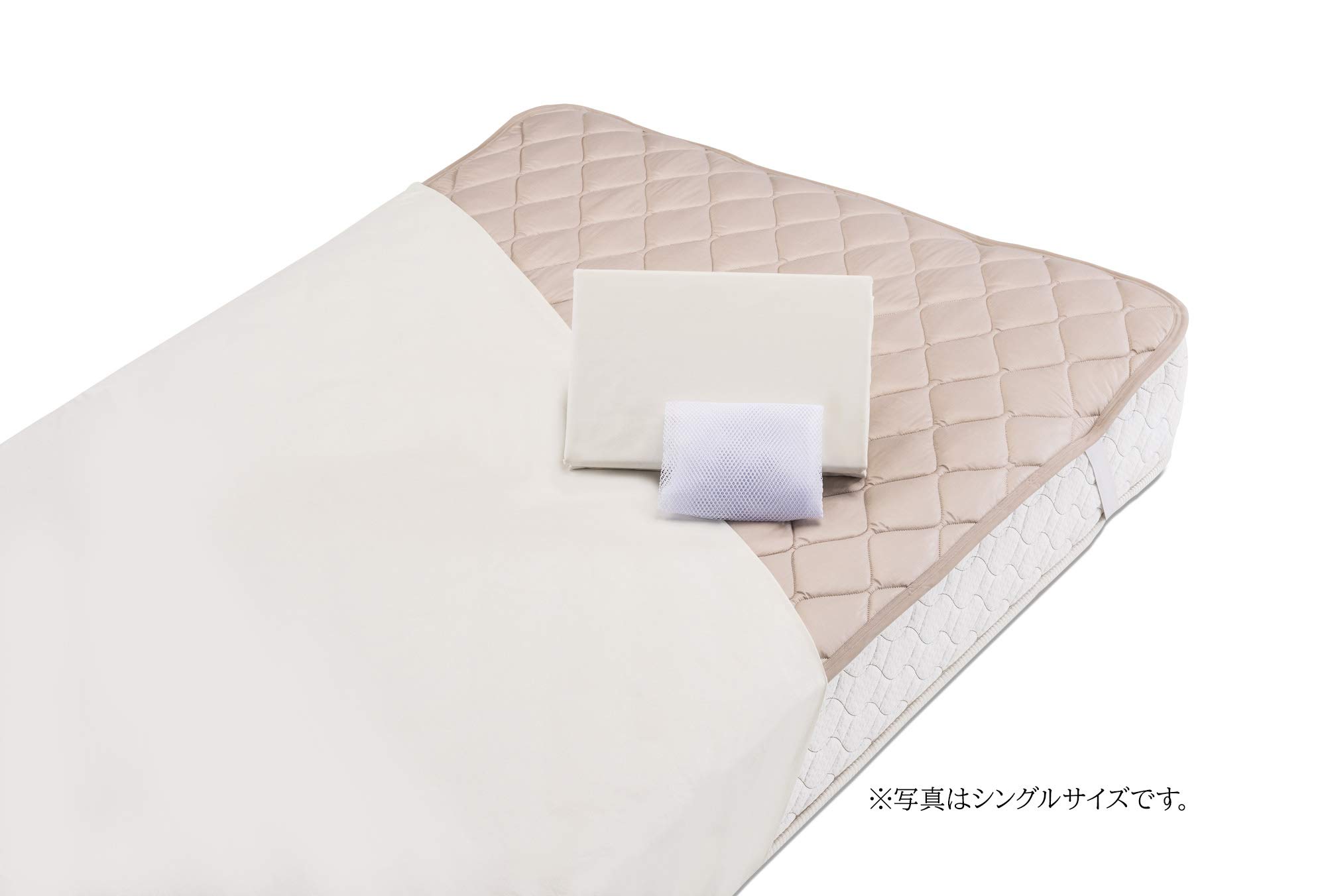 Amazon｜【フランスベッド正規品】 寝装品3点パック(ベッドパッド1枚
