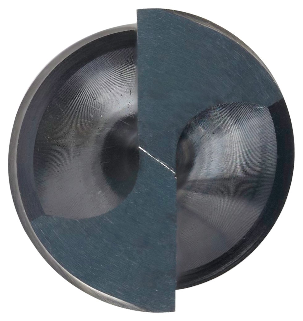 Precision Twist S209 alta velocidad acero broca de vástago cónico, negro óxido de acabado, cono morse vástago, Flauta espiral, 118 Grado Punto ángulo, 1-3/32", 1