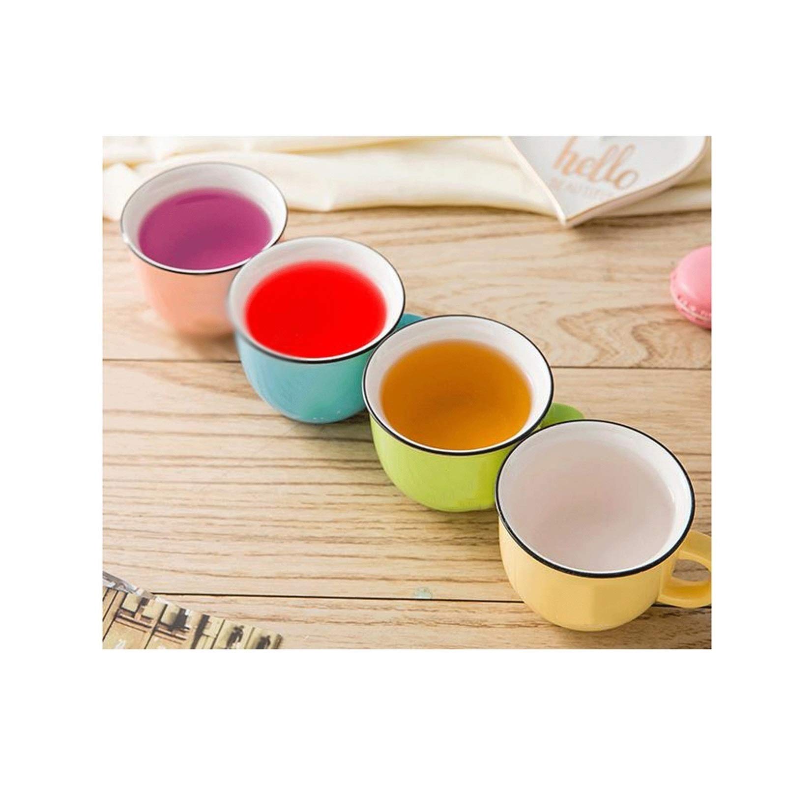 Taza de café para el hogar, Taza de cerámica Simple, Fondo Esmerilado, Adecuada para Parejas de Estudiantes, Taza para Beber, Taza de Leche (Azul)