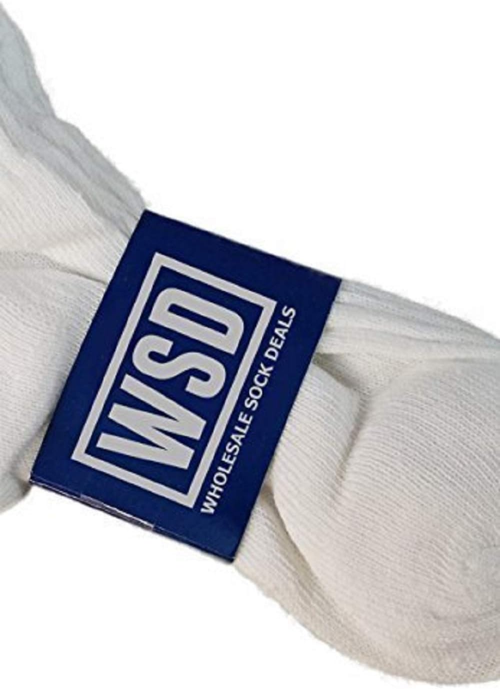 180 Pairs Case of Mens Sports Crew Socks, King Size 13-16, Wholesale Bulk Pack Athletic Sock, by WSD