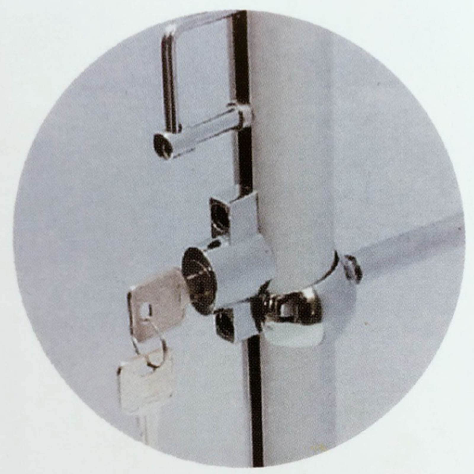 Estante de exhibición de gafas de sol de montaje en pared con cerradura, soporte de gafas de aluminio para tienda óptica, soporte de organizador de gafas seguras, almacenamiento de ahorro de espacio p