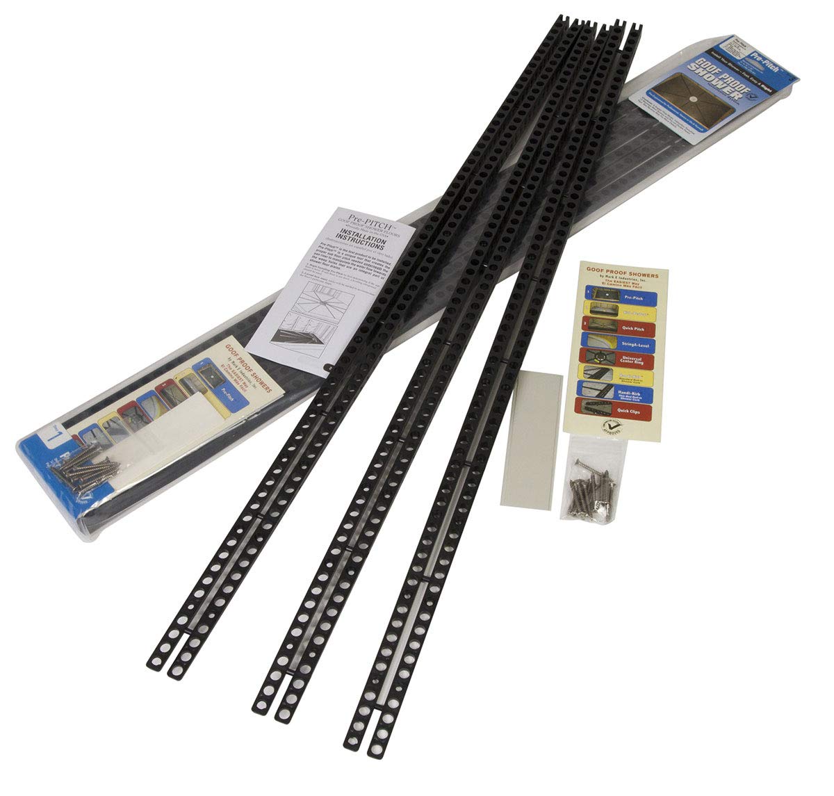 Quick Pitch and Pre Pitch Shower Slope System with Universal Center