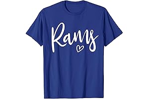 Rams Team Women's T-Shirt: Gear Up for the Gridiron