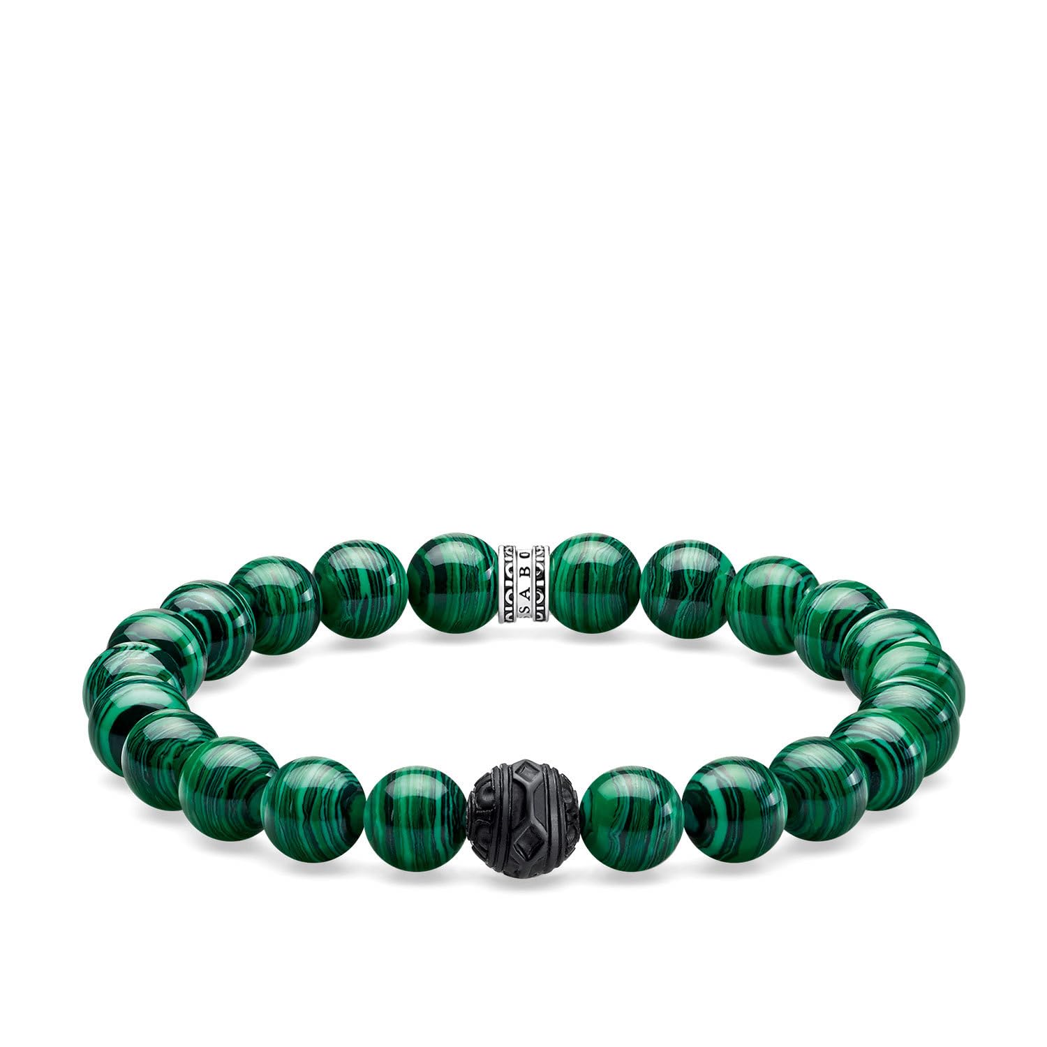 Thomas Sabo A1778-530-6-L19 BRACELET BLACK CAT GREEN REBEL Jewellery