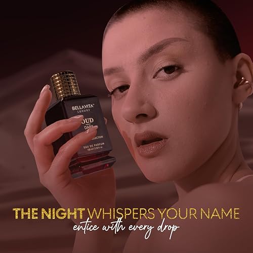 Miniatura 3 de BellaVita Luxury OUD Dark Eau De Parfum (3.5 fl oz) Unisex  Perfume árabe intenso  Infundido con cítricos, pomelo, floral, vetiver, Orris, Musky OUD