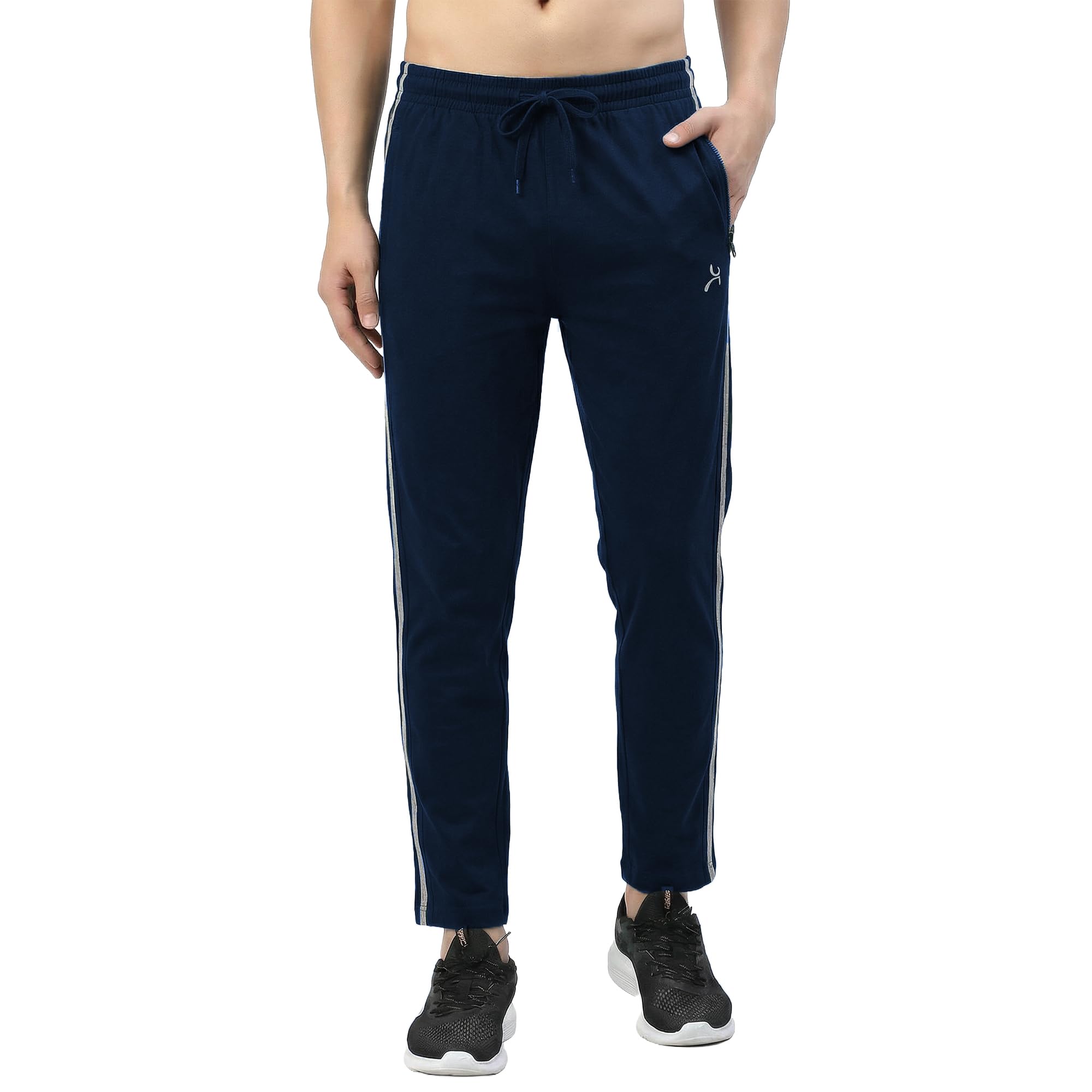 Amul Comfy Men's Solid Track Pant with Zipper Pocket-picture-10