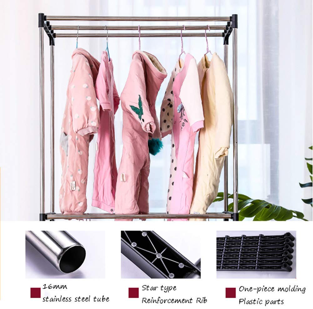 MU Plegable portátil secadora, Toalla Ropa interior completamente automática Secadora Inicio compartida Secadora Secadora de secado rápido de la suspensión caliente del aire interior de secado Armari