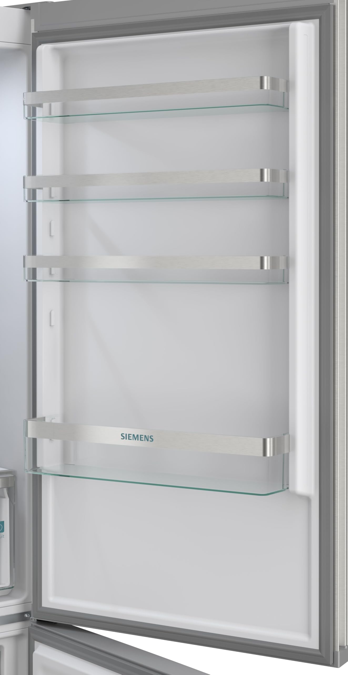 Siemens iQ300 Freistehende XXL Kühl-Gefrier-Kombination 203x70 cm, KG49NVIBG, 311 L Kühlen & 129 L Gefrieren, Total noFrost, Nahtlose Platzierung, hyperFresh 0°C, LED-Innenbeleuchtung, Edelstahl
