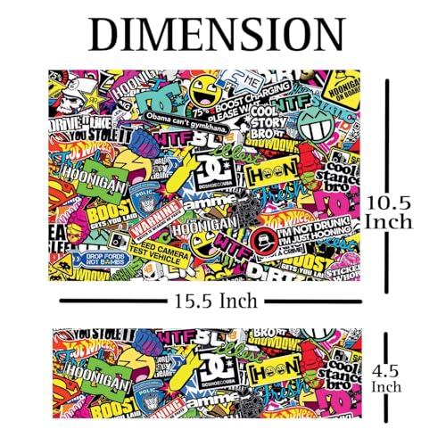 Image of Full Laptop Skin Bubble-Free HD Quality Sticker for Laptops Upto 15.6 inch Compatible with Apple /Dell /HP /Lenovo /Acer /Asus /Sony (Dustproof|Waterproof|Scratchproof|Reusable)-Bomb FL1