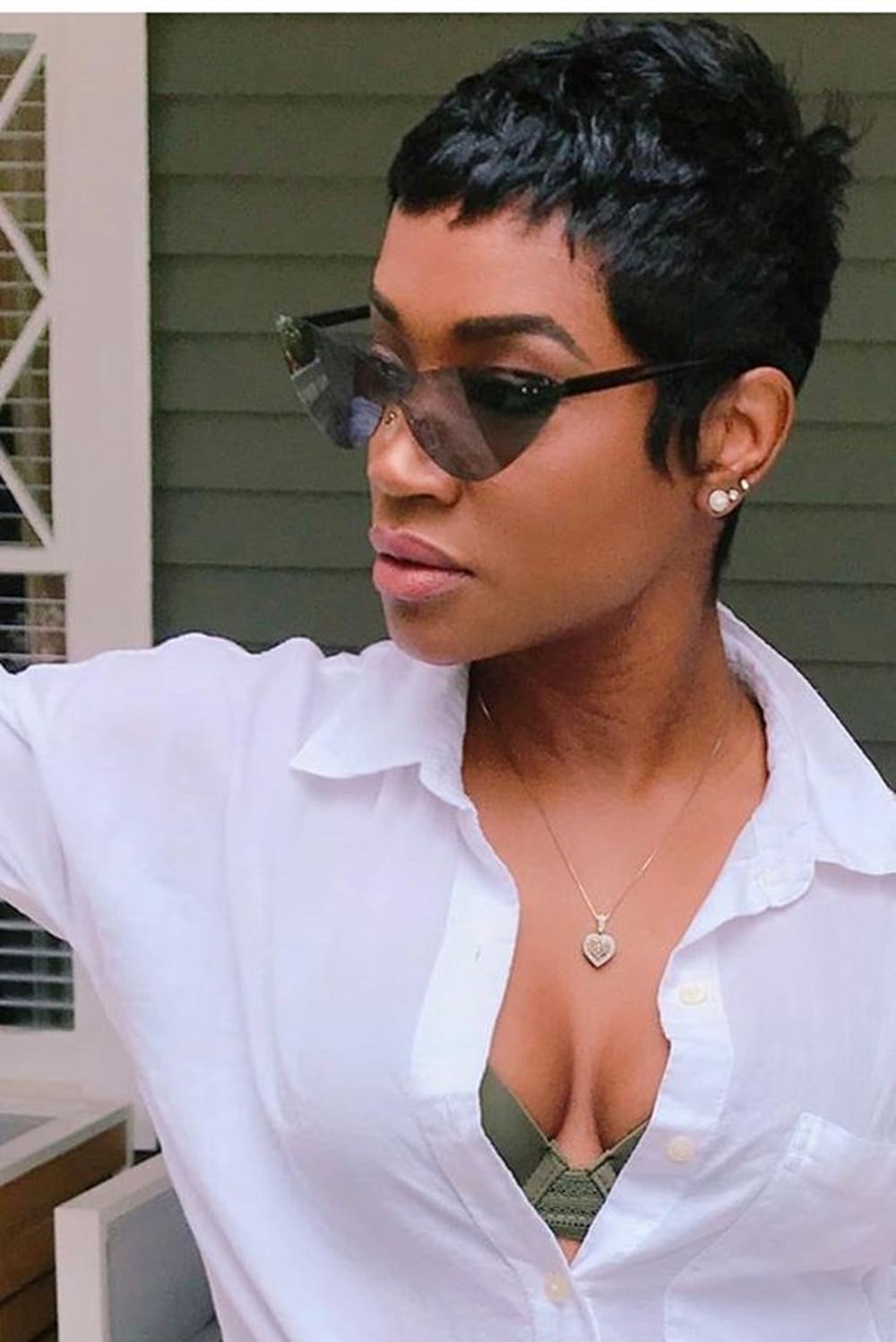 MUJGOO-Pixie Cut Wig Short Cut Wigs for Black Women Synthetic Pixie Cut Wig Fashionable Natural Soft Not Tangled Easy To Style Daily Heat Resistant