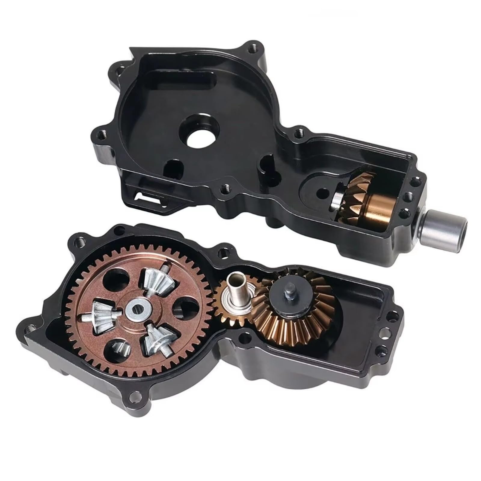 Compatibile Con Tamiya Per Hotshot II The Bigwig 1/10 RC Auto Parti Di Aggiornamento Custodia Anteriore In Alluminio Scatola Del Cambio Accessori