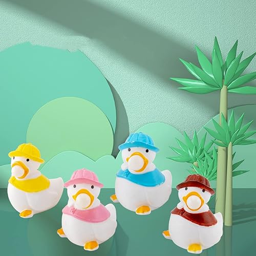 Miniatura 7 de 4 piezas de patos para apretar la bola de burbujas, juguetes para aliviar el estrés para niños y adultos, juguetes sensoriales para apretar, para