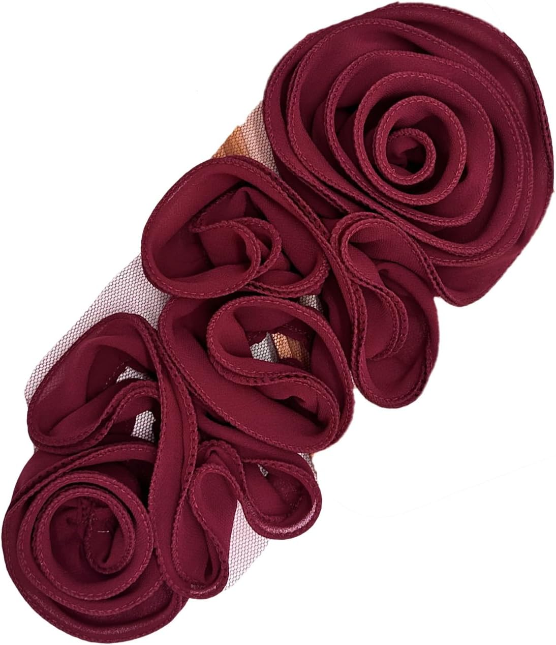 3D Ruffled Flower Patches for Handcraft Project Kits Costume Garment Decoration Clothes Patches