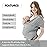Baby Wraps Carrier, Jeroray Baby Carrier,Hands Free Infant Carrier, Lightweight,Breathable,Softness,Light Grey