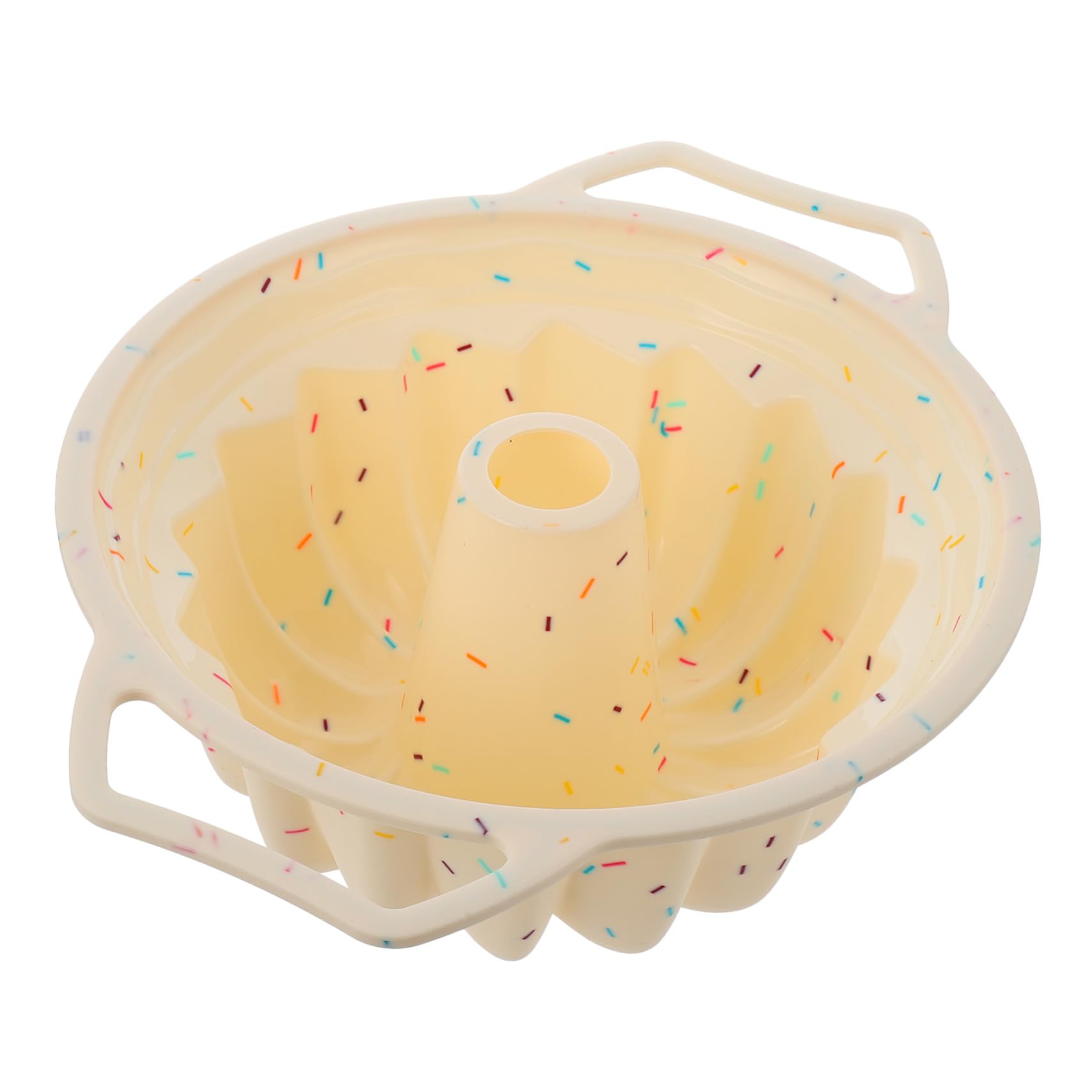 Gatuida Stampo per Torta Facile da Usare Rotondo Design a Spirale in Silicone e Rinforzo per Forno Domestico e Laboratorio Professionale