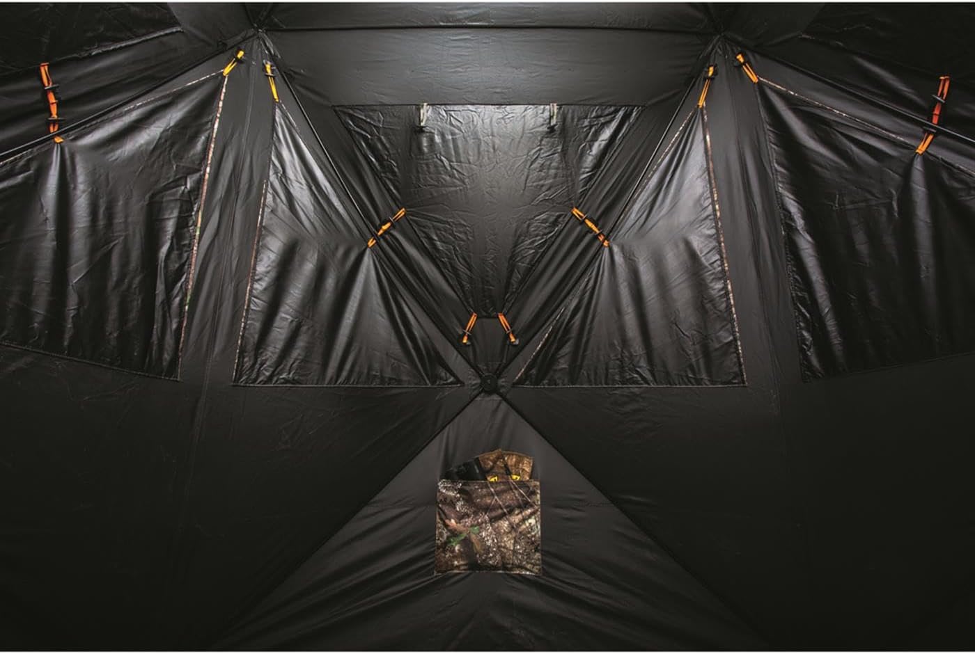 Guide Gear Flare XL Tall Hunting Ground Blind, See-Through, 360 View, 2-3 Person Pop-up Tent, Turkey, Duck, Deer Hunting Gear Equipment Accessories