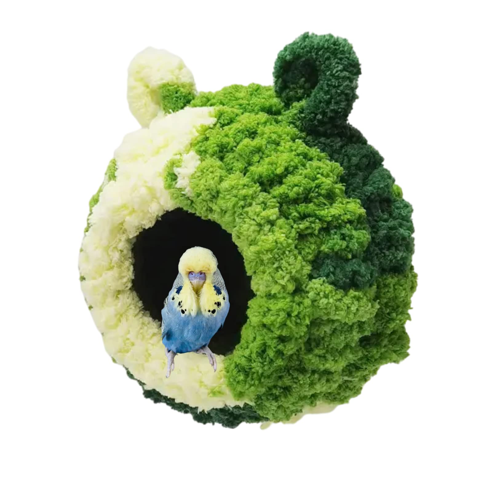 Winter Warm Bird Nest Bed Hanging Hammock Snuggle Hut Parrot House Tent Toy Bird Cage Perch for Bird Budgies Lovebird Finch Hamster Chinchilla Guinea