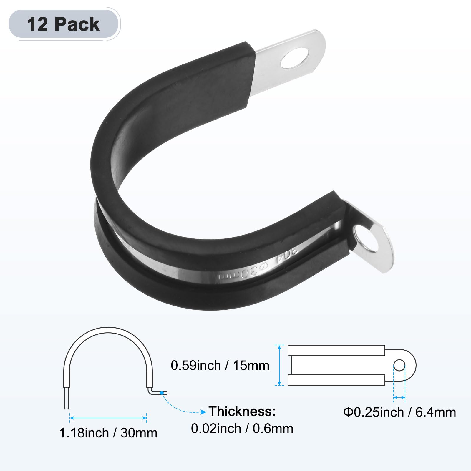 M METERXITY 12-Pack Cable Clamps - Image 3