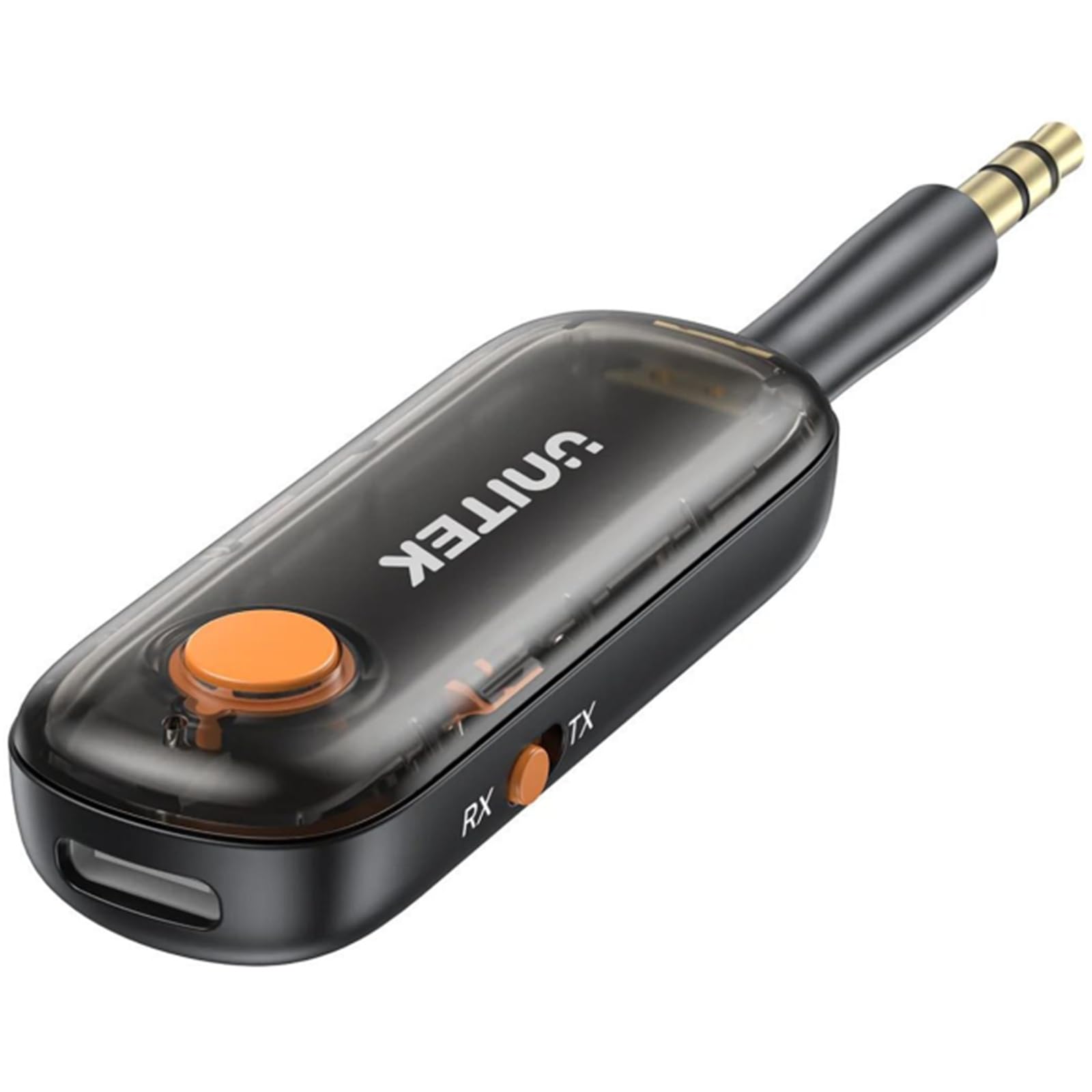 UNITEK Emetteur/Récepteur Audio Bluetooth sur Batterie (10h) ou sur Secteur - Jack 3.5mm