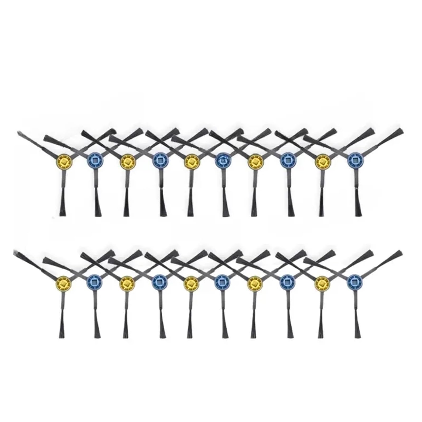 Vividcrate Robot Vacuum Cleaner Parts Side Brush Accessories Vacuum Cleaner Parts,Compatible For Midea,M9/VCR S20 Plus/Eureka E10S/Eureka E20 Plus/Compatible For Obode，A8(20pcs)