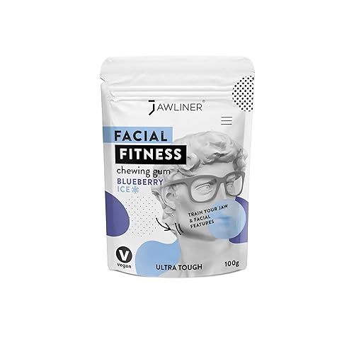 Jawliner - Pioneers la goma de mascar de mandíbula más dura hecha a mano 15 veces más dura, incluye 12 semanas de entrenamiento - Goma de hielo de